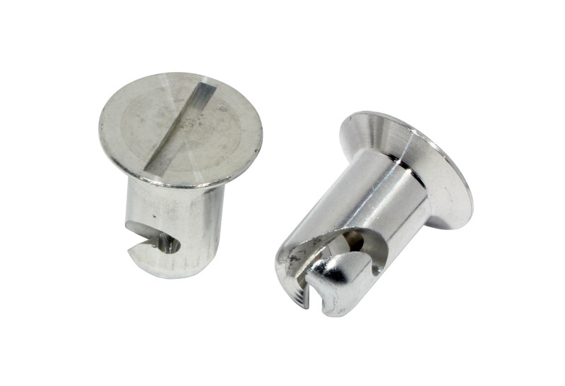 Moroso Quick Fastener - Flush Head - 7/16in x .550in - Aluminum - 10 Pack - 71311