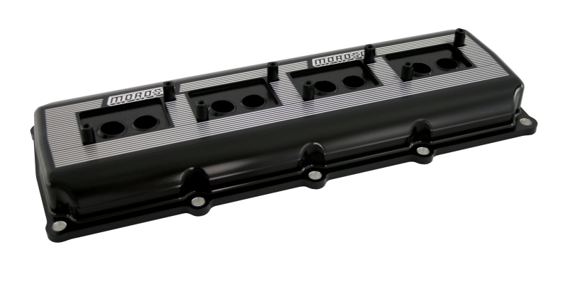 Moroso Dodge 5.7/6.1/6.4L Hemi Valve Cover - Black Anodized Aluminum - 68468