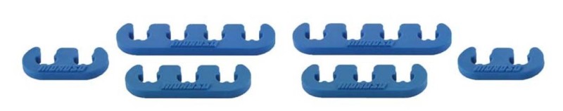 Moroso Spark Plug Wire Separator Kit - 11mm - Blue - 73160