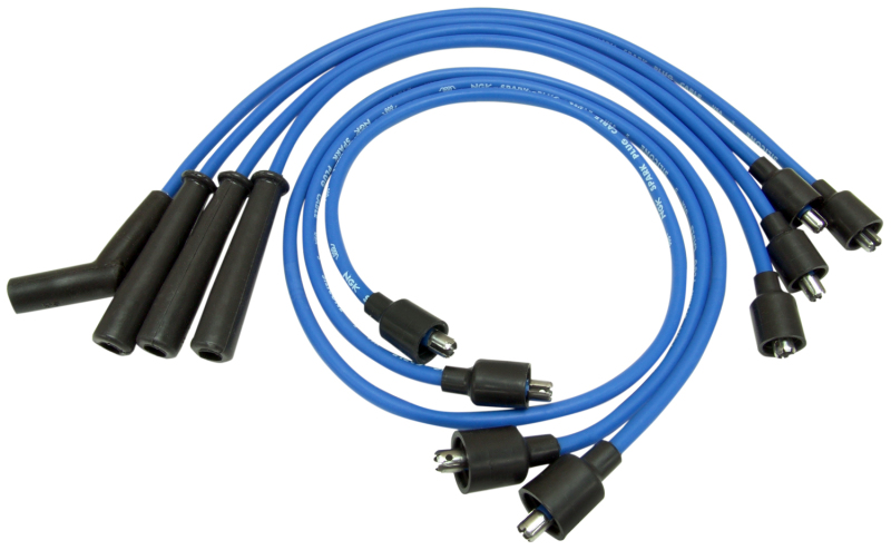 NGK Fiat 124 1974 Spark Plug Wire Set - 54375