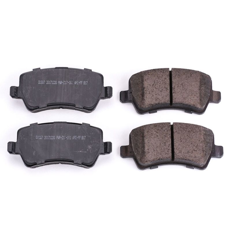 Power Stop 13-15 Land Rover LR2 Rear Z16 Evolution Ceramic Brake Pads - 16-1307