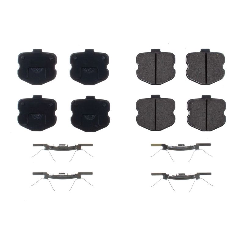 Power Stop 06-13 Chevrolet Corvette Rear Z17 Evolution Ceramic Brake Pads w/Hardware - 17-1185R