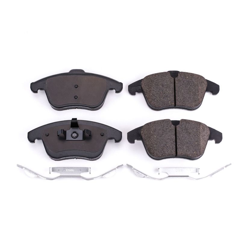 Power Stop 08-12 Land Rover LR2 Front Z17 Evolution Ceramic Brake Pads w/Hardware - 17-1306