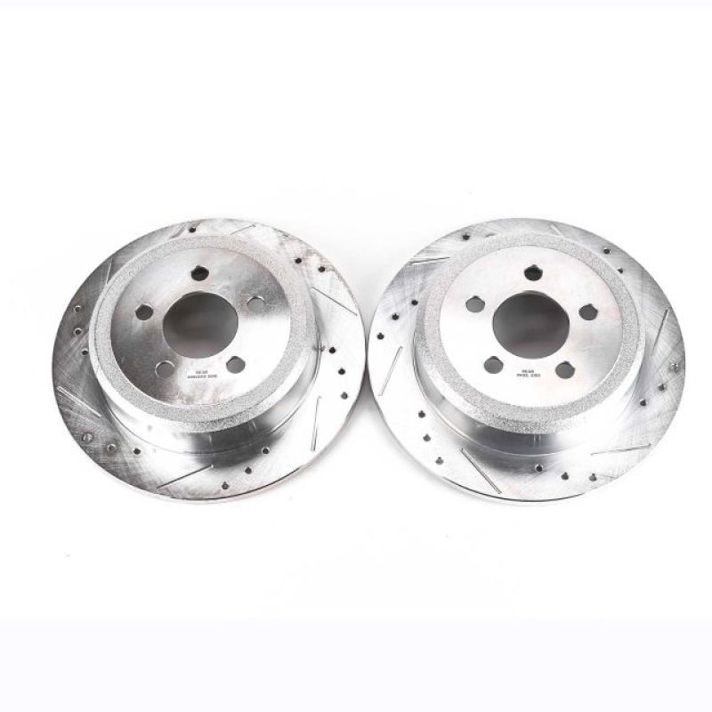 Power Stop 07-11 Dodge Nitro Rear Evolution Drilled & Slotted Rotors - Pair - AR83072XPR