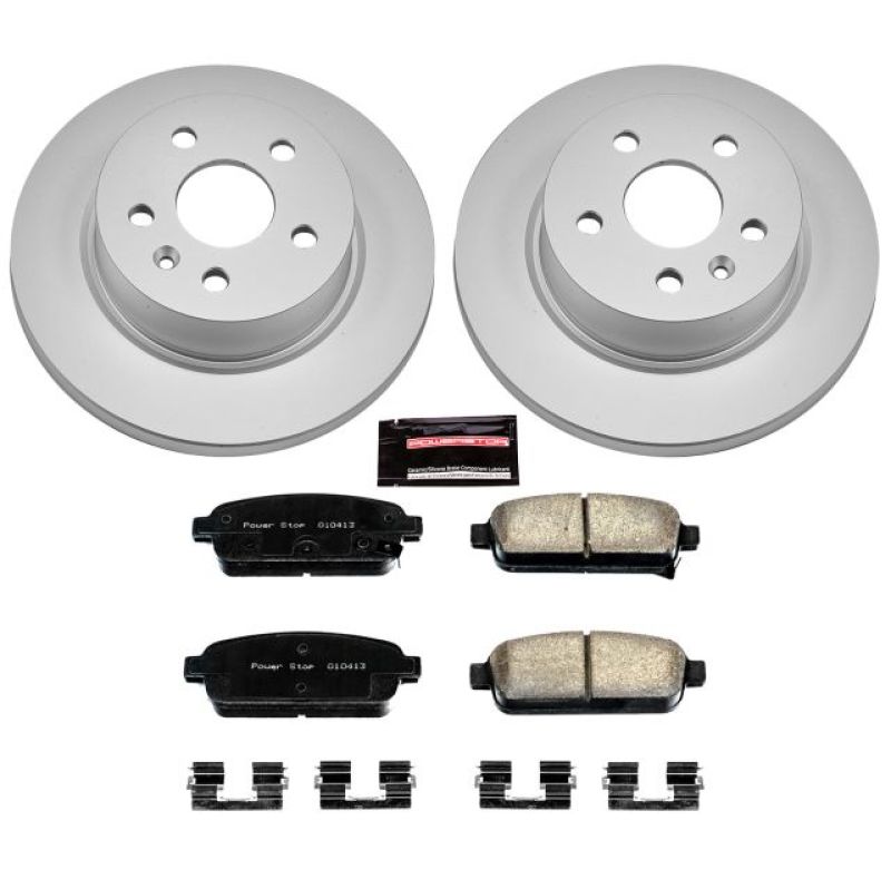 Power Stop 13-18 Buick Encore Rear Z17 Evolution Geomet Coated Brake Kit - CRK5544