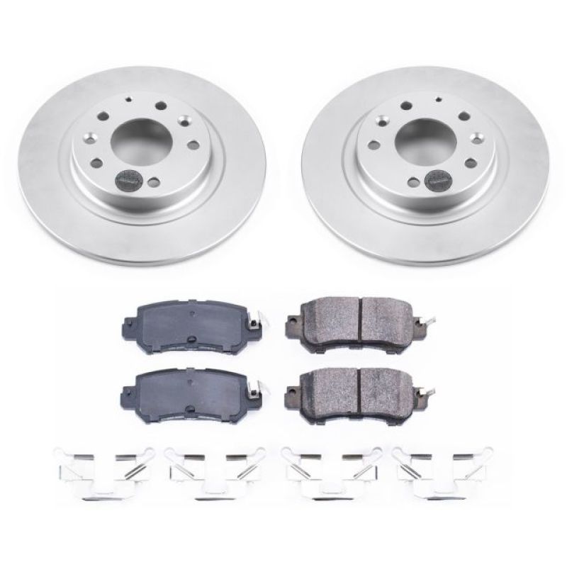 Power Stop 16-18 Mazda CX-3 Rear Z17 Evolution Geomet Coated Brake Kit - CRK7741