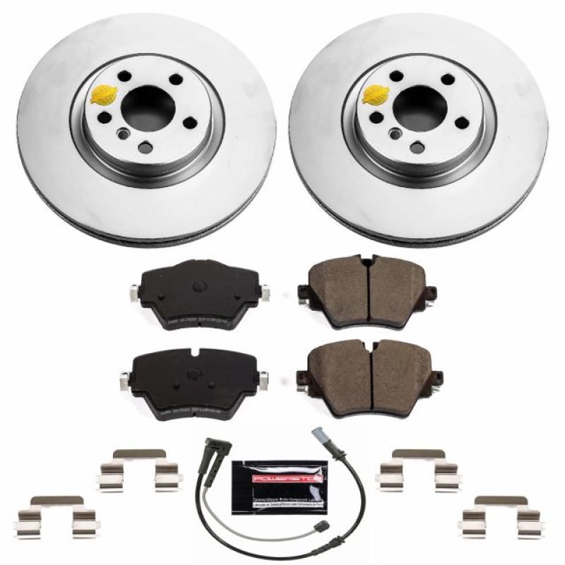 Power Stop 16-19 BMW X1 Front Z23 Evolution Sport Coated Brake Kit - CRK7888