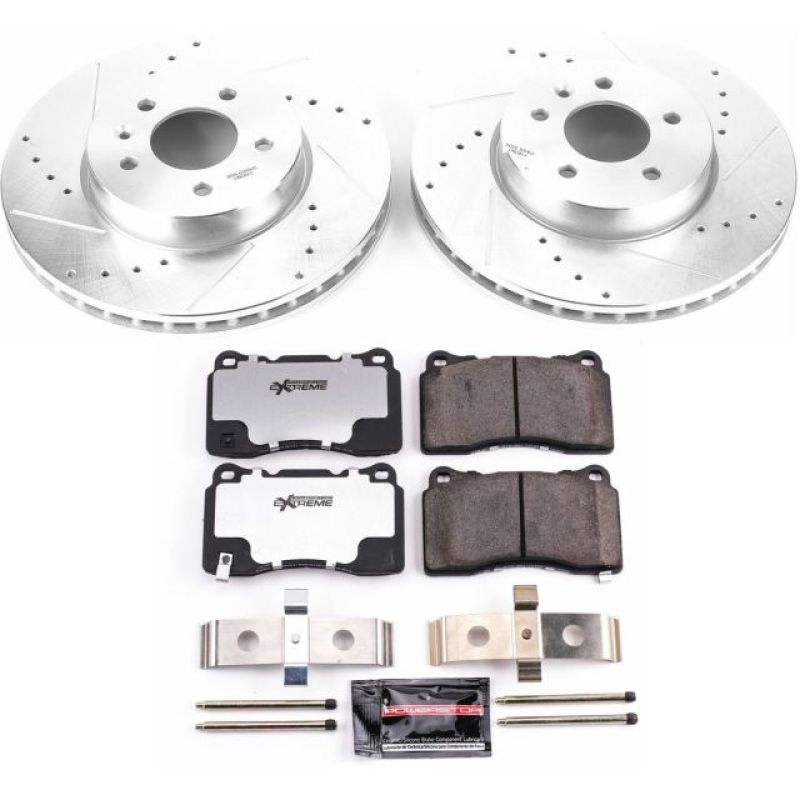 Power Stop 13-18 Cadillac ATS Front Z26 Street Warrior Brake Kit - K6389-26