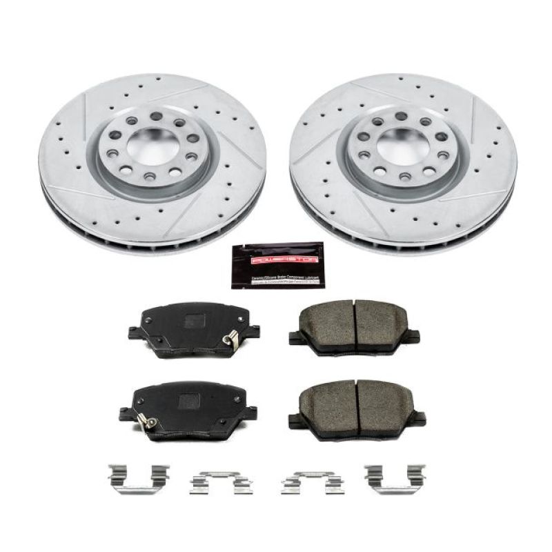 Power Stop 16-18 Fiat 500X Front Z23 Evolution Sport Brake Kit - K7299