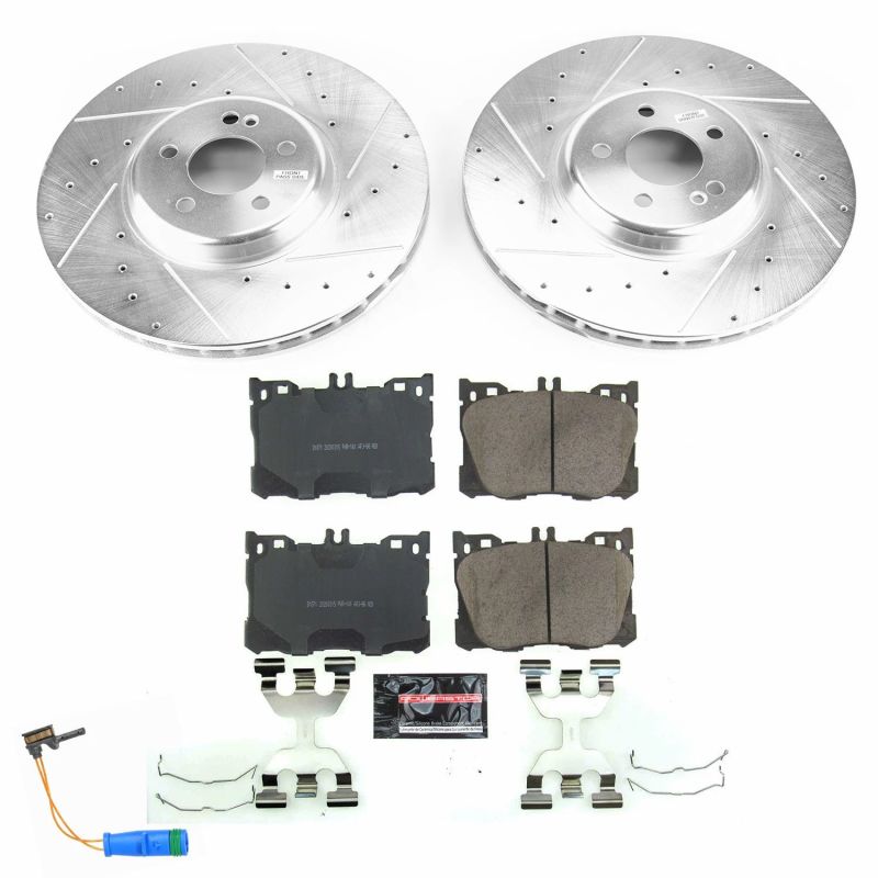 Power Stop 2018 Mercedes-Benz C43 AMG Front Z23 Evolution Sport Brake Kit - K7986