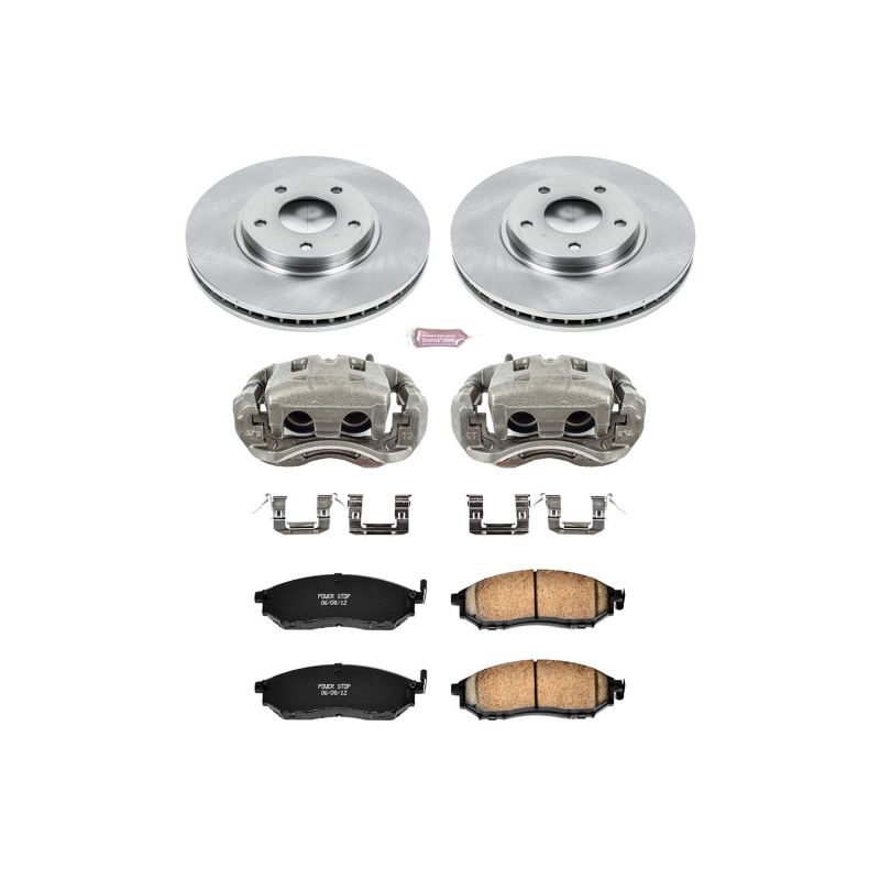 Power Stop 03-04 Infiniti M45 Front Autospecialty Brake Kit w/Calipers - KCOE152