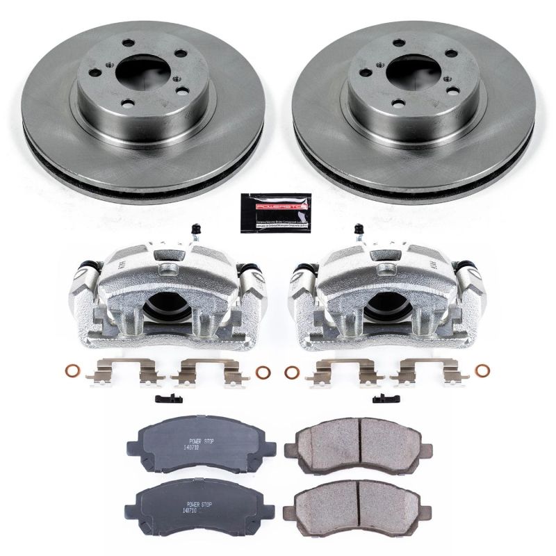 Power Stop 97-01 Subaru Impreza Front Autospecialty Brake Kit w/Calipers - KCOE445