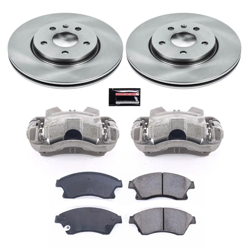 Power Stop 11-15 Chevrolet Cruze Front Autospecialty Brake Kit w/Calipers - KCOE5550