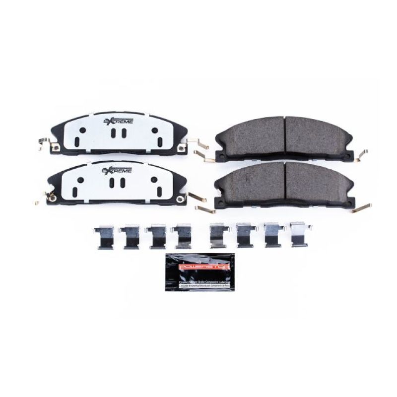 Power Stop 13-19 Ford Explorer Front Z36 Truck & Tow Brake Pads w/Hardware - Z36-1611