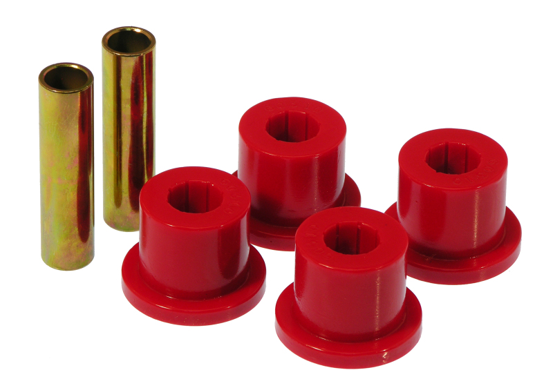 Prothane 73-87 GM Rear 1.5in OD Frame Shackle Bushings - Red - 7-803