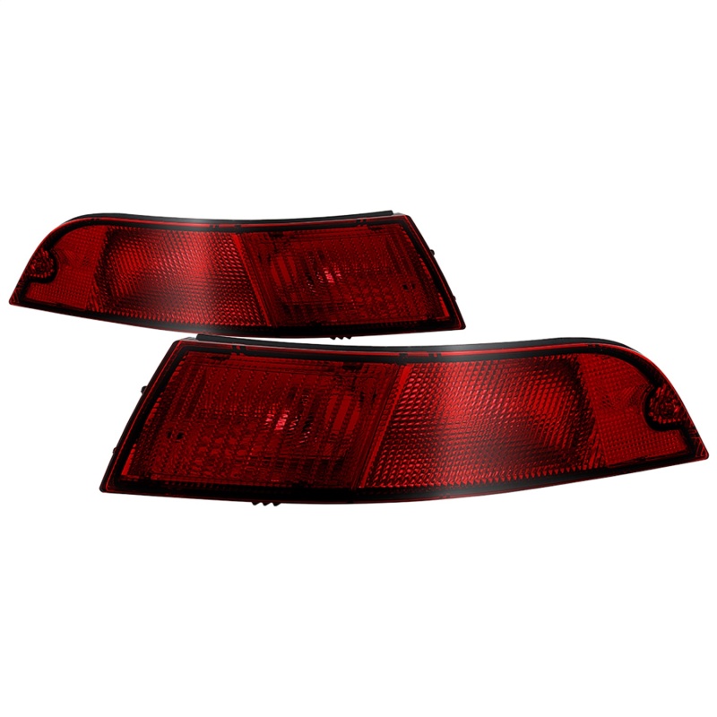 Spyder Porsche 993 1995-1998 OEM Tail Light - Red Smoke - 5086761