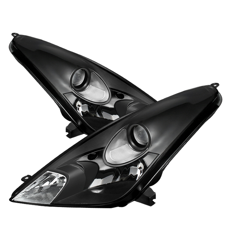 Xtune Toyota Celica 00-05 Crystal Headlights Halogen Model Only Black HD-JH-TCE00-BK - 9024054