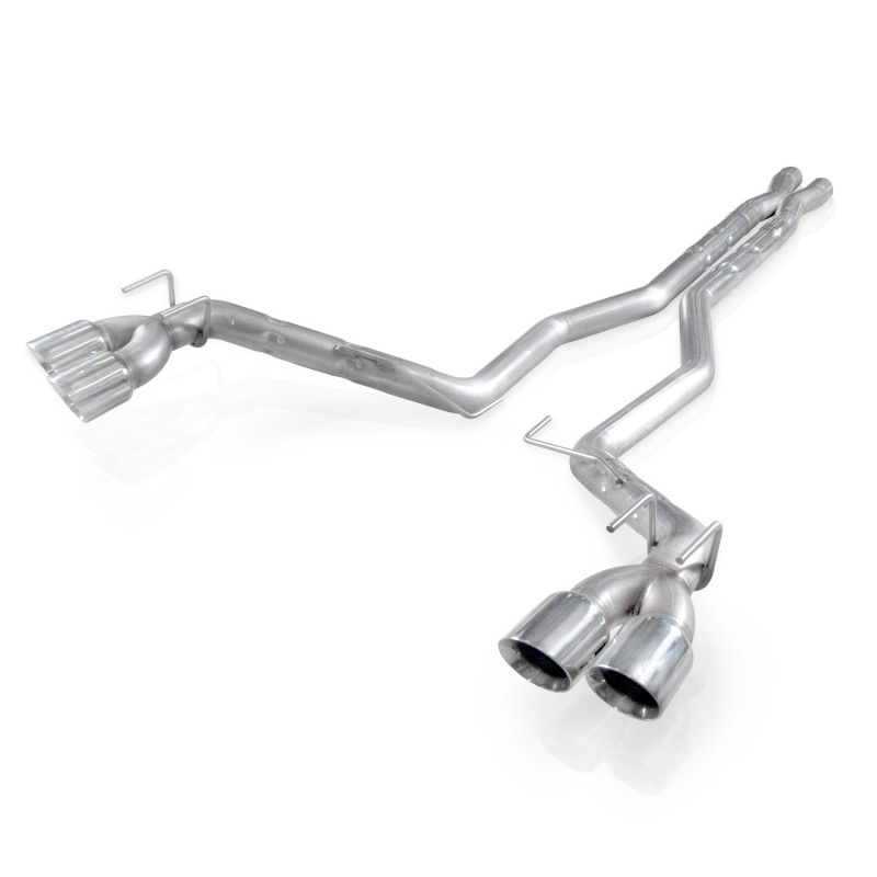 Stainless Works 2012-15 Camaro ZL1 6.2L 3in Catback Dual Chambered Exhaust X-Pipe Resonator Deletes - CA12CBL