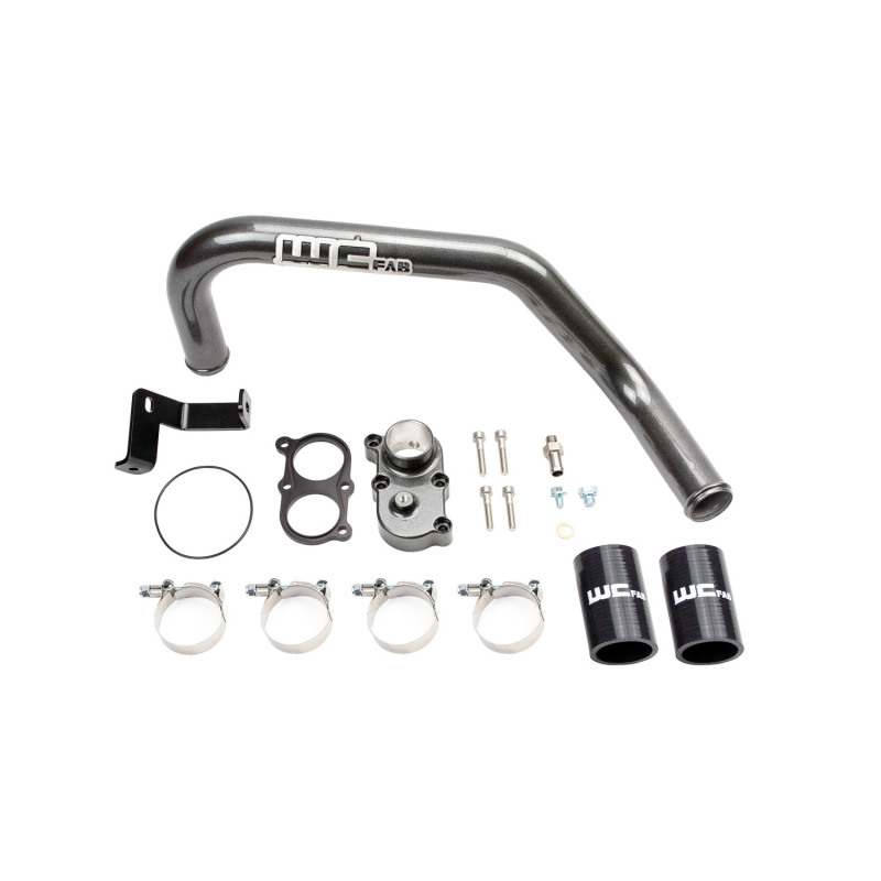 Wehrli 06-10 Duramax LBZ/LMM Thermostat Housing Kit For Dual CP3 - Gloss White - WCF100424-GW