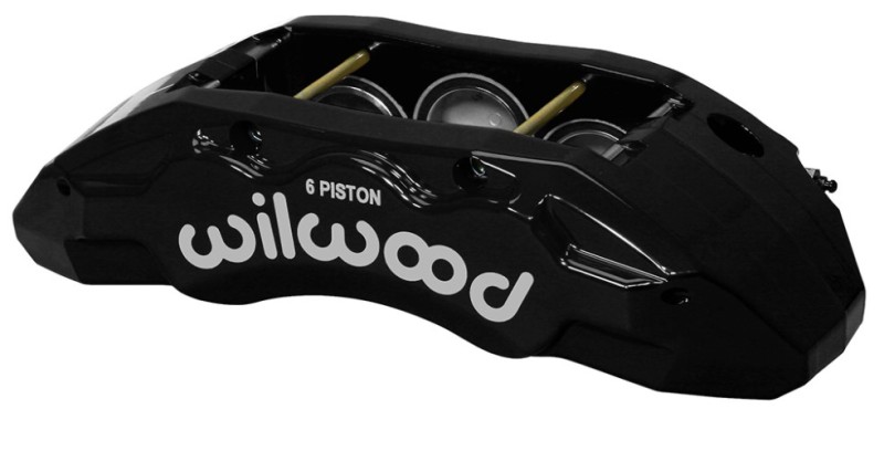 Wilwood Caliper-TX6R- R/H - Black 2.00/1.88/1.88in Pistons 1.50in Disc - 120-13813-BK