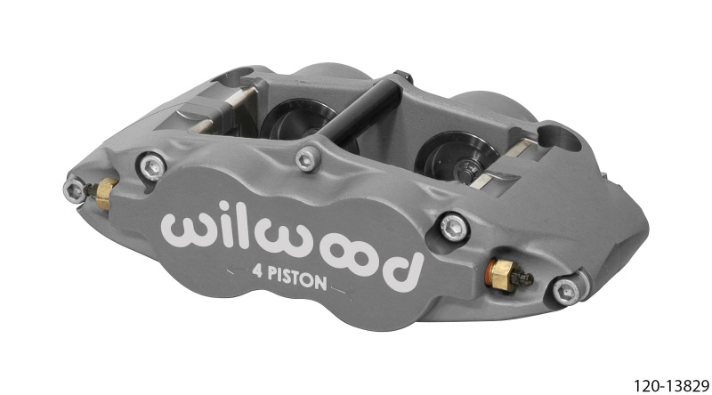 Wilwood Caliper-Forged Superlite FSL4R/ST Aluminum 1.88/1.75in Pistons .81in Disc Ano - Left - 120-13829