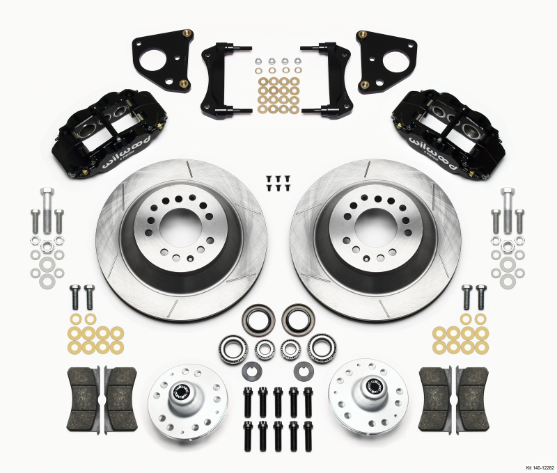 Wilwood Narrow Superlite 6R Front Hub & 1PC Rtr Kit 12.88in 62-72 CDP B & E Body-Drum - 140-12282
