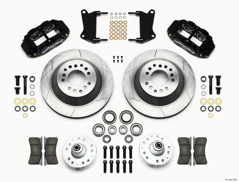 Wilwood Narrow Superlite 6R Front Hub & 1PC Rtr Kit 12.88in 67-69 Camaro 64-72 Nova Chevelle - 140-12271