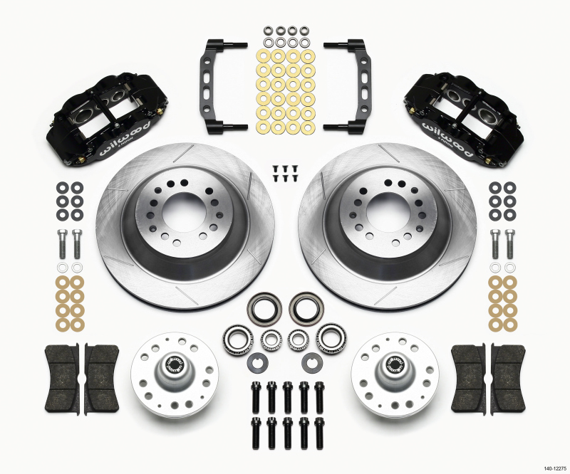 Wilwood Narrow Superlite 6R Front Hub & 1PC Rtr Kit 12.88in 74-80 Pinto/Mustang II Disc Spindle only - 140-12275