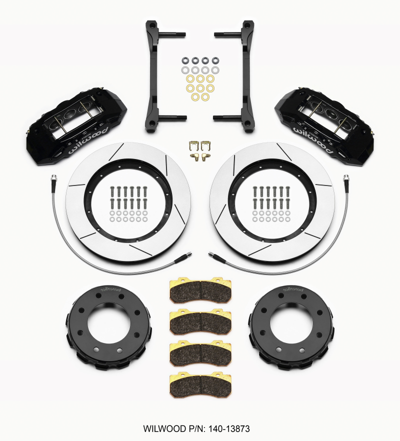 Wilwood TX6R Front Kit 15.00in Black 2011-2015 GM Truck/SUV 2500 - 140-13873