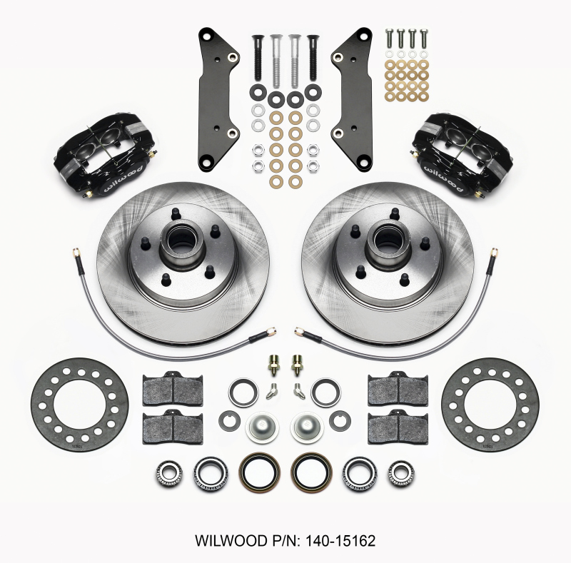 Wilwood Forged Dynalite-M Front Kit 11.88in 1 PC Rotor&Hub Cadillac 1957-60 - 140-15162