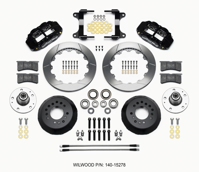 Wilwood Narrow Superlite 6R Front Hub Kit 12.88in 82-92 Camaro//Firebird - 140-15278