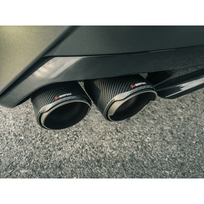 Akrapovic 2019 BMW Z4 M40i (G29) Slip-On Line (Titanium) w/Carbon Fiber Tips - S-BM/T/9H