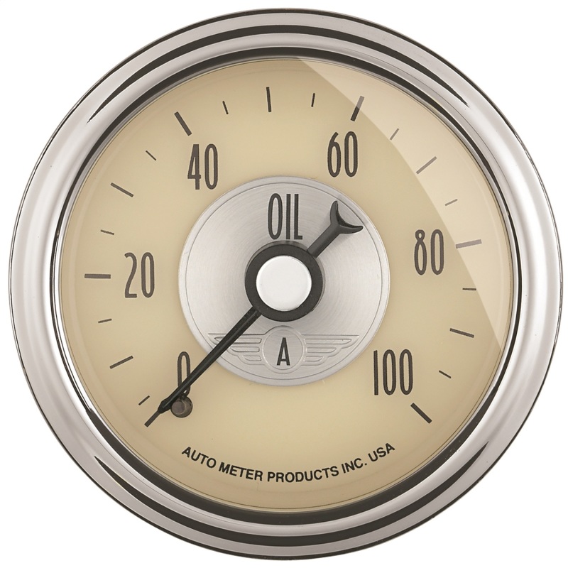 Autometer Prestige Series 52mm 0-100 PSI Mechnical Oil Pressure Gauge - 2021