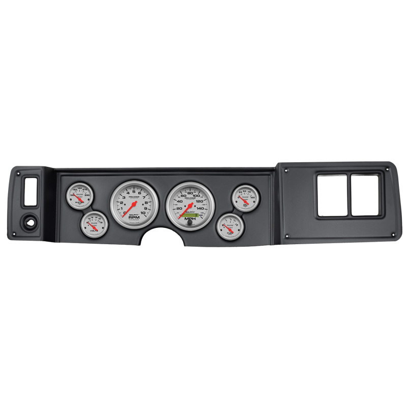 Autometer Ultra-Lite 79-81 Camaro Dash Kit 6pc Tach / MPH / Fuel / Oil / WTMP / Volt - 7023-UL