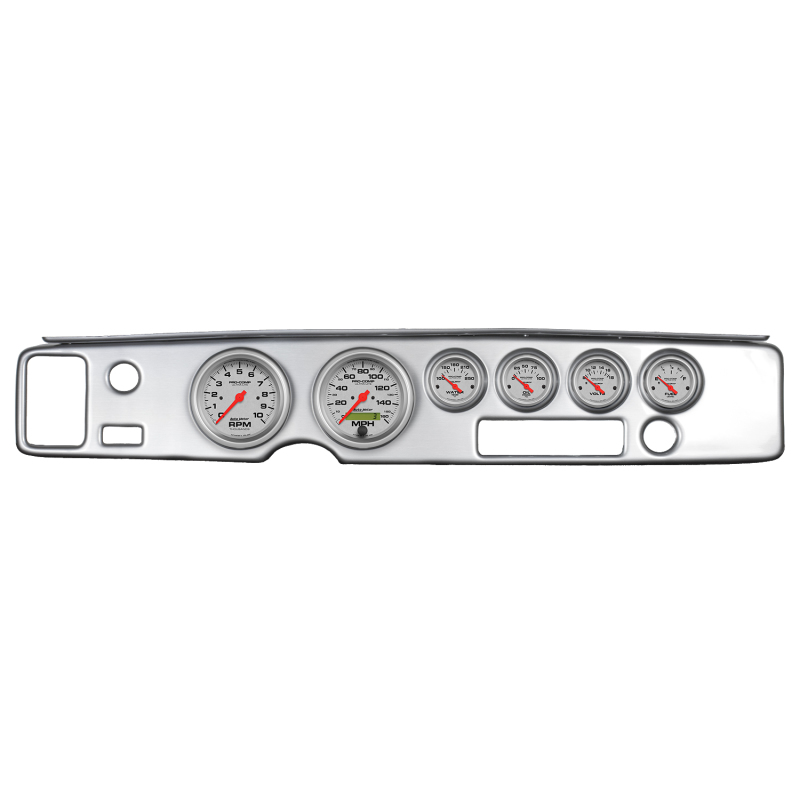 Autometer Ultra-Lite 70-81 Firebird Dash Kit 6pc Tach / MPH / Fuel / Oil / WTMP / Volt - 7028-UL