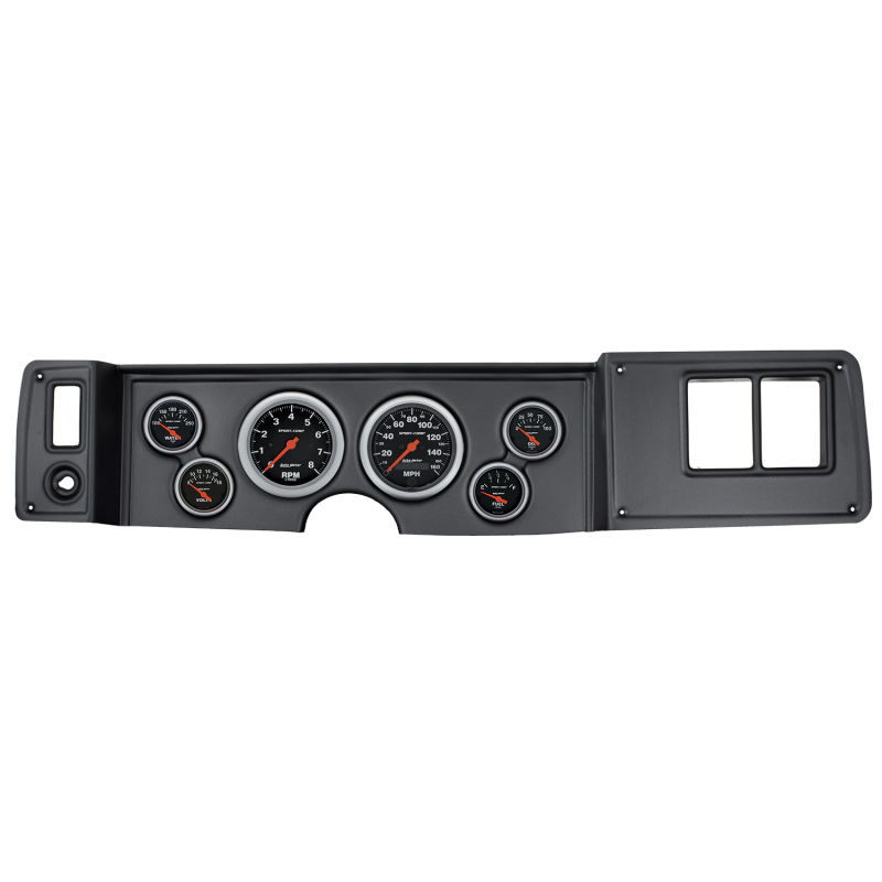 Autometer Sport-Comp 79-81 Camaro Dash Kit 6pc Tach / MPH / Fuel / Oil / WTMP / Volt - 7023-SC