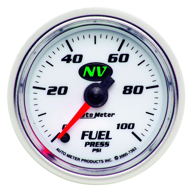 Autometer 52.4mm Full Sweep Electric Fuel Pressure Gauge - 7363