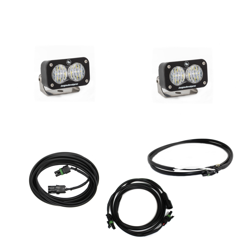 Baja Designs Jeep JL LED Light Kit Reverse Kit w/ Upfitter Dual S2 Sport w/C - 447651UP