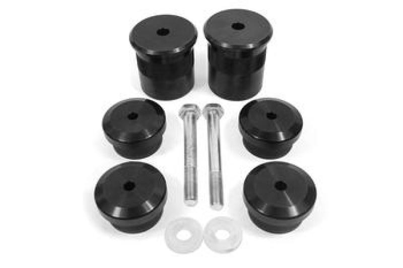 BMR 15-18 Dodge Challenger Aluminum Differential Mount Housing Bushing Kit - Black Anodized - DMB112