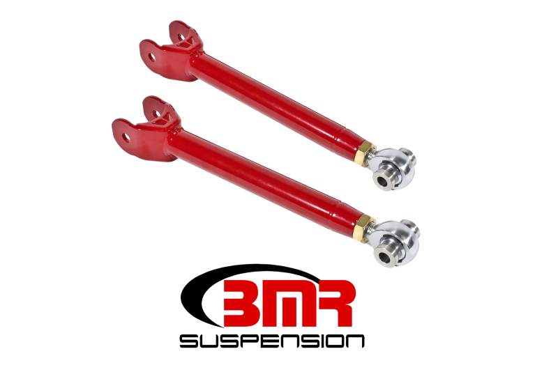 BMR 16-17 6th Gen Camaro Lower Trailing Arms w/ Single Adj. Rod Ends - Red - TCA060R