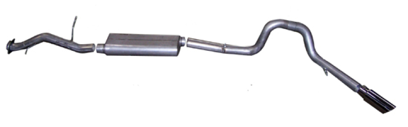 Gibson 07-09 Ford Explorer Sport Trac XLT 4.6L 3in Cat-Back Single Exhaust - Stainless - 619901