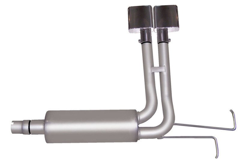 Gibson 94-96 Dodge Ram 1500 Base 3.9L 2.5in Cat-Back Super Truck Exhaust - Aluminized - 6510
