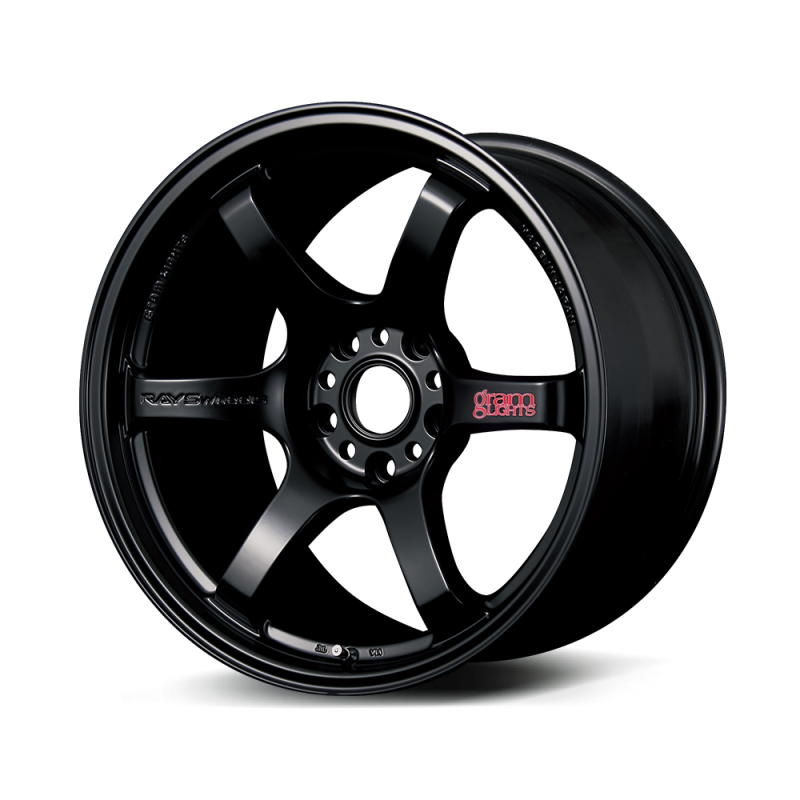Gram Lights 57DR 18x10.5 +12 5-114.3 Semi Gloss Black Wheel - WGIAC12EH