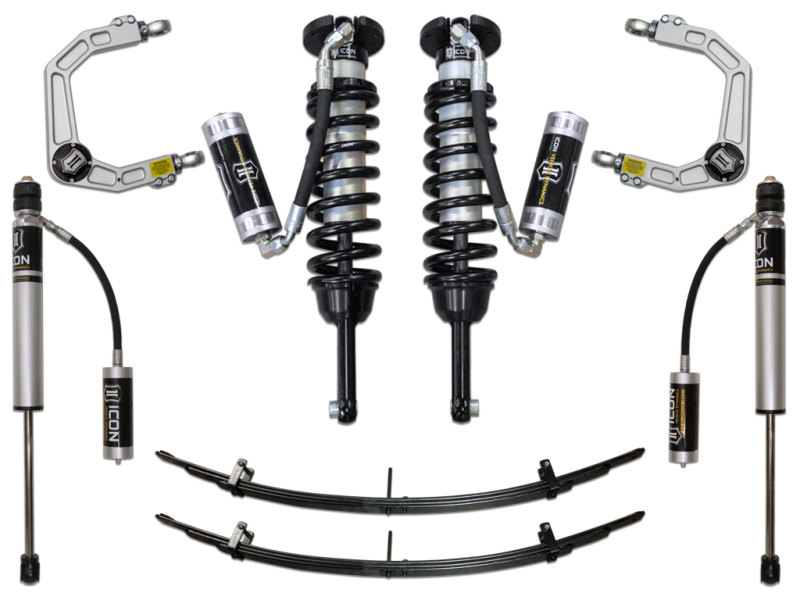 ICON 05-15 Toyota Tacoma 0-3.5in/2016+ Toyota Tacoma 0-2.75in Stg 4 Suspension System w/Billet Uca - K53004