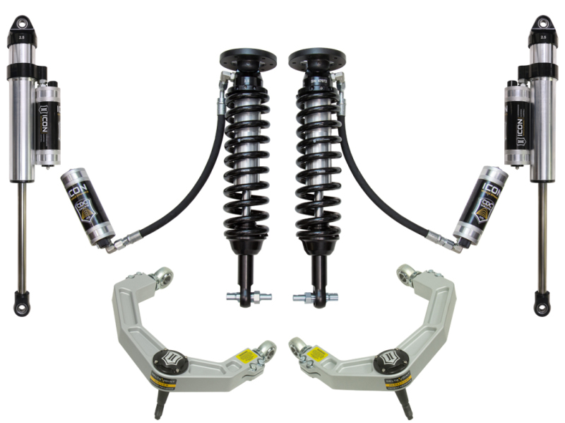 ICON 2015+ Ford F-150 2WD 1.75-3in Stage 5 Suspension System w/Billet Uca - K93095