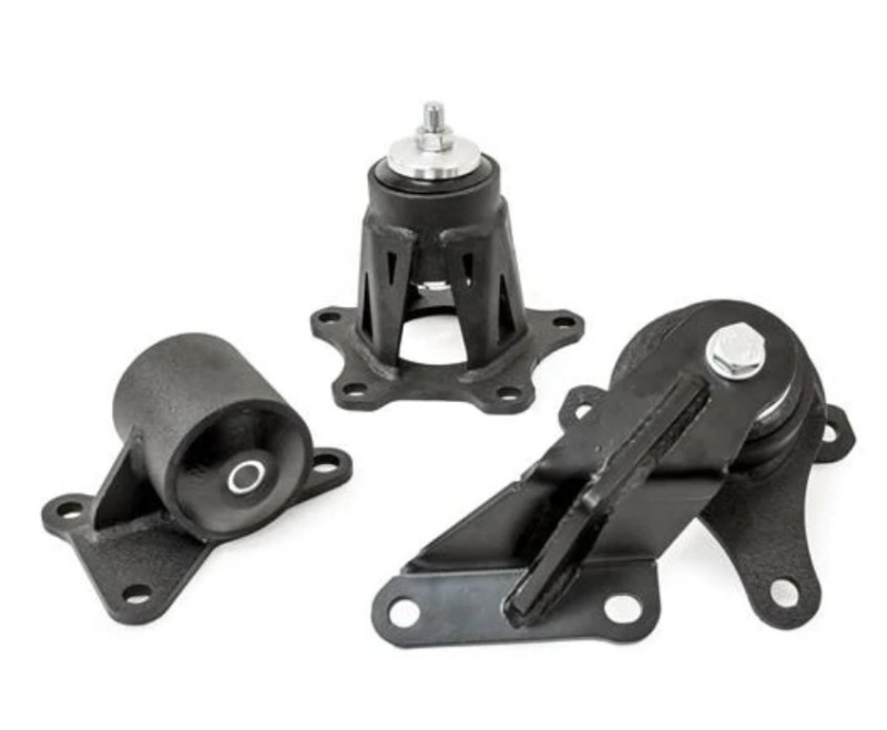 Innovative 98-02 Accord H-Series Black Steel Mounts 85A Bushings (Auto Chassis Auto Trans) - 20253-85A