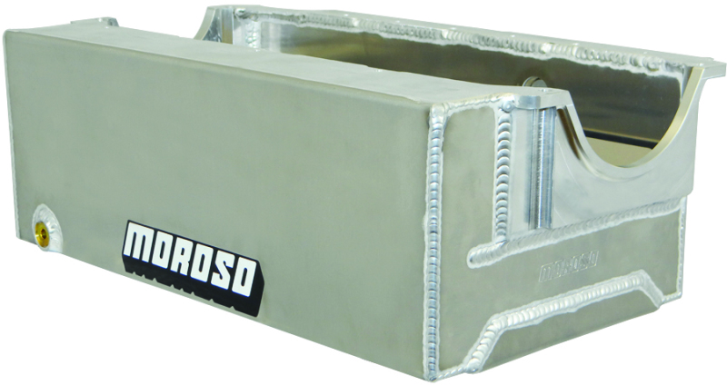 Moroso Pre-85 Chevrolet Small Block (w/No Cross Member) Wet Sump 9.5qt 7.25in Aluminum Oil Pan - 21330