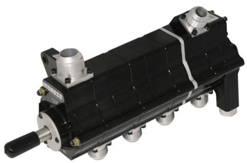 Moroso Black Series 4 Stage Dry Sump Oil Pump - Left Side - .875in Pressure - 22254