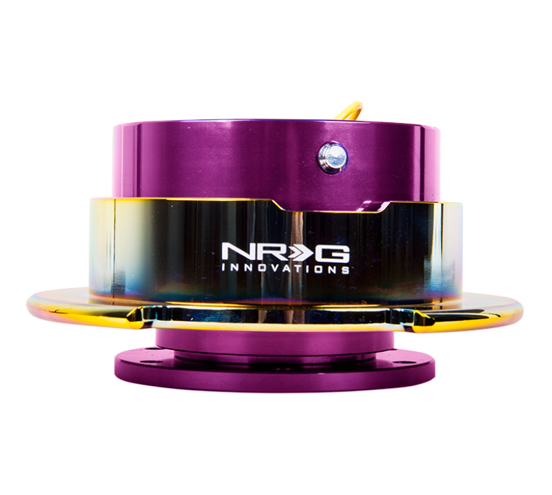 NRG Quick Release Gen 2.5 - Purple Body / Neochrome Ring - SRK-250PP/MC
