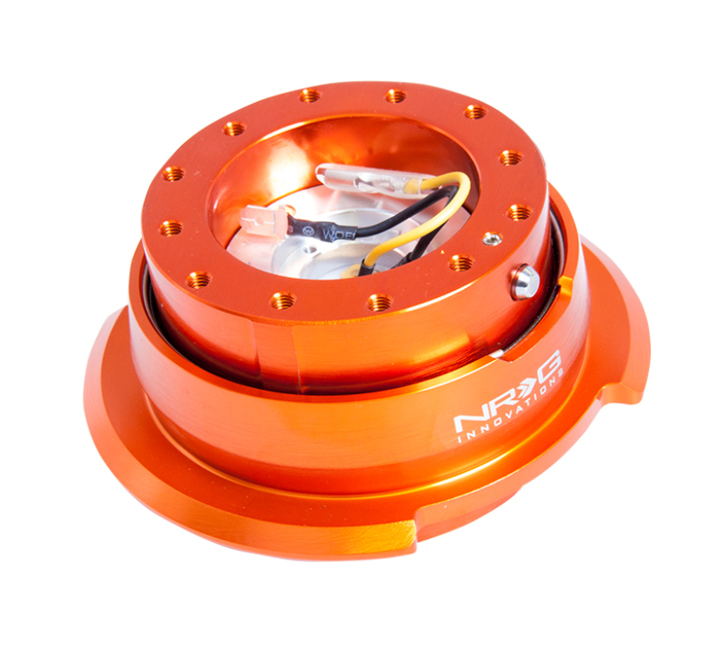 NRG Quick Release Kit Gen 2.8 - Orange Body / Titanium Chrome Ring - SRK-280OR